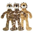 SPOT Plush Skinneeez Tons-O-Squeakers Jungle Cat Dog Toy 20"