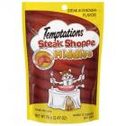 Temptations Steak Shoppe Middles Steak & Chicken Flavor Cat Treats, 2.47 Oz.