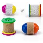 Pet Zone Rolling Cat Toy, 3 Count