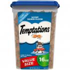 Temptations Classic Cat Treats, Savory Salmon Flavor, 16 Oz. Tub