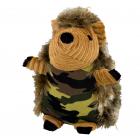 Dan Dee Cuddly Squeaky Dog Toy Camo Hedgehog, Multicolor, 1.0 CT
