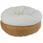 Generic AFP Donut Bed Cat Bed, 18", Tan
