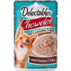 Delectables Lickable Cat Treat - Chowder Chicken & Tuna, 1.4 oz.