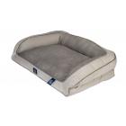 SertaPedic Extra Large Memory Foam Couch Pet Bed -Grey