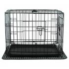 DII Bone Dry Non Slip XXX-Large Stripe Pet Cage Mat, 32x51", Absorbent Non Scratch Under Cage Mat for Dogs and Cat, Perfect for Kennels or Crates-Gray