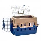 Pet Sentinel Ex-Small Plastic Pet Crate with Extra Door 19in H x 12in W x 13in L