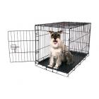 Carlson Secure and Compact Single Door Metal Dog Crate, Large