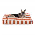 Majestic Pet Vertical Stripe Rectangle Dog Bed Treated Polyester Removable Cover Sage Large 44" x 36" x 5"