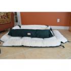 Armarkat Pet Bed 64-Inch by 50-Inch D04HML/MB- Large, Green & Ivory