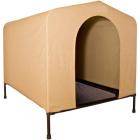 PortablePET HoundHouse X-Large Khaki Elevated Dog House