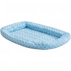 Midwest Quiet Time Powder Blue Fashion Double Bolster Bed, 22"