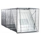 Large One Door Catch Release Heavy Duty Cage Live Animal Trap for Dogs, Foxes, Badgers, Coyotes, and Other Similar Sized Animals, 42"x15"x15"