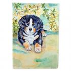 Bernese Mountain Dog Puppy Flag Canvas House Size