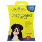 FURminator Dog Shed Control Cloths, Reuseable, 12-Count