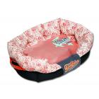 Touchdog Floral-Galore Ultra-Plush Rectangular Rounded Designer Dog Bed