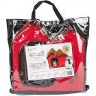 Cat/Dog Life Home and Travel Pet House, Red