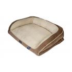 SertaPedic Extra Large Memory Foam Couch Pet Bed -Brown