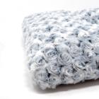 ALEKO Ultra-Soft Shaggy Cushioned Pet Bed Mat - 23 x 13 Inches - Gray