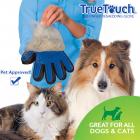 True Touch 5 Finger Deshedding Glove, for Easy Pet Grooming - As Seen on TV