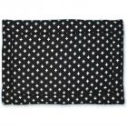 Territory Modern Collection Large Pet Dog Bed 36x23 - Black & White