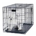 Small 2 Door Foldable Dog Crate Cage - 24" x 19"