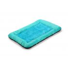 Deluxe Bolstered Pet Bed for Dogs or Cats. Medium - Navy/ Blue