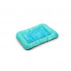 Deluxe Bolstered Pet Bed for Dogs or Cats. Medium - Navy/ Blue