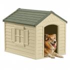 Suncast Deluxe Dog House, Medium, 27"x 35"x29.5"