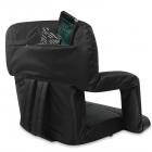 KHOMO GEAR Stadium Bleacher and Bench Seat Chair with Padded Reclining Cushion and Armrest and Carry Straps