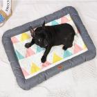 84x59x5cm Washable Summer Cooling Dog Bed Breathable Pet Dog Pad Soft Anti-Slip Sleeping Mat Kennels