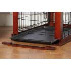 Cage with Crate Cover, Mahogany, Large