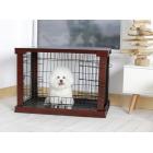 Cage with Crate Cover, Mahogany, Large