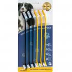Pet Republique Cat & Dog Dual-Head Toothbrush - Pack of 6, Great for Most Size Dogs and Cats
