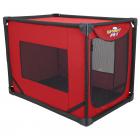 SportPet Indoor/Outdoor Portable Dog Kennel, Large, Red