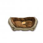 K&H Pet Products Bolster Couch Dog Bed, Large, Mocha/Tan