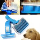 Pet Dog Cat Grooming Self Cleaning Slicker Brush Comb Shedding Tool Hair Fur by Pet Brushes