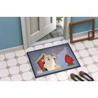 Dog House Collection Samoyed Door Mat