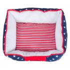 DII Bone Dry 4th Of July Stars & Stripes Pet Bed, 36Xx7x10" Large Rectangle Bed For Dogs Or Cats