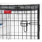 Lucky Dog Folding Black Wire 2 Door Training Crate, 36"