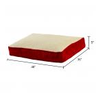 Happy Hounds Buster Sherpa Rectangle Pillow Dog Bed