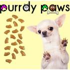 Purrdy Paws Soft Nail Caps for Dogs, 40-Pack, Gold Glitter X-Small