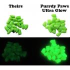 Purrdy Paws Soft Nail Caps for Dogs, 40-Pack, Ultra Glow X-Small