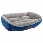 Vibrant Life Blue Lounge Style Pet Bed, Large
