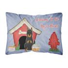 Dog House Collection Beauce Shepherd Dog Canvas Fabric Decorative Pillow