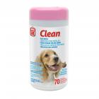 Dogit Clean Ear Wipes Unscented 70 pcs