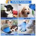 AGPtek Pet Grooming Gloves Dog Cat Hair Remover Mitt Massage Deshedding -2 pack