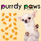 Purrdy Paws Soft Nail Caps for Dogs 40pk - Neon Orange Medium