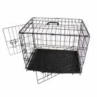Iconic Pet 36" Foldable Double Door Pet Dog Cat Training Crate with Divider
