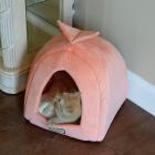 Armarkat Cat Bed C10HCS/MB, Orange and Ivory