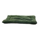 FurHaven Pet Kennel Pad | Reversible Terry and Suede Pet Tufted Pillow Dog Bed for Crates & Kennels, Clay, Jumbo